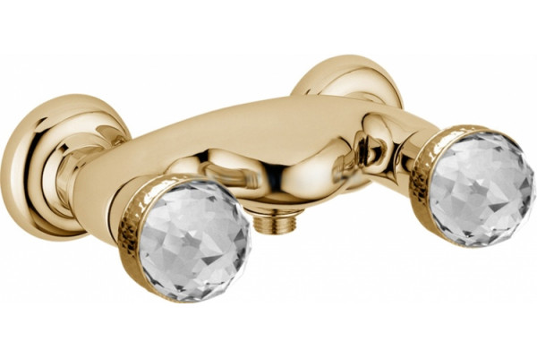 Смеситель Migliore Axo Swarovski ML.AXO-646F Do для душа двухвентильный, золото