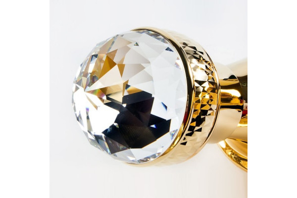 Смеситель Migliore Axo Swarovski ML.AXO-646F Do для душа двухвентильный, золото