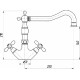 Смеситель Migliore Princeton Plus ML.CUC-8051 Cr для кухонной мойки двухвентильный, хром
