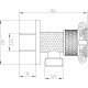 Шланговое подключение Milacio MC.008.BBR цвет черный,  в стиле ретро