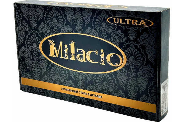 Смеситель для раковины Milacio Ultra MCU.551.SS нержавеющая сталь однорычажный, высота излива 19.5 см