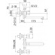 Смеситель Milardo Tring TRISB02M02 для ванны с душем, двухвентильный, хром