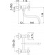 Смеситель Milardo Duplex DUPSB1M09 для кухонной мойки двухвентильный, хром