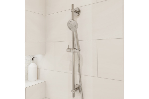 Душевой гарнитур Milardo Niagara NIA1F65M16 хром, штанга 65.6 см