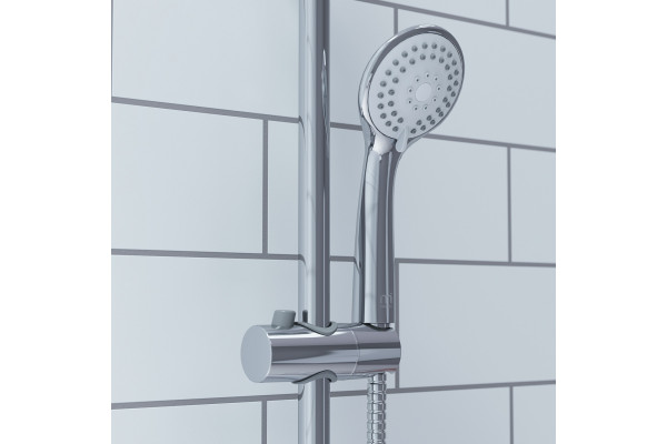 Душевая стойка Milardo Shower Set 3703F24M76 хром, штанга 114 см