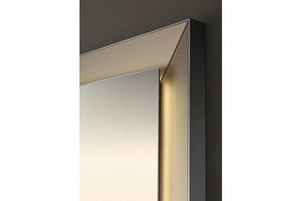 VITAGE milldue edition Majestic Топ стеклянный 1544х600х48 мм. с 1 отв. для рак. без отв. под смес. LED подсв. отделка зеркало Bronzo acidato/b.crom 4070.72.96*1