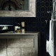 VITAGE milldue edition Ritz Тумба под рак 1810х548х741мм напольная 4 ящика 2 двери цок сталь рама глянц лак Castoro фасад стекло Alligator gold 3142.74.111.98