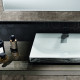 VITAGE milldue edition Ritz Тумба под рак 1810х548х741мм напольная 4 ящика 2 двери цок сталь рама глянц лак Castoro фасад стекло Alligator gold 3142.74.111.98