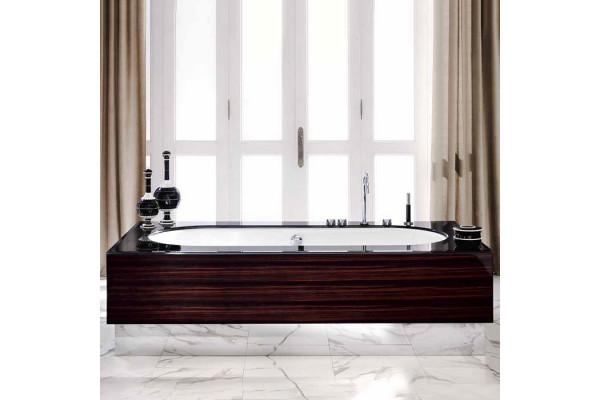 VITAGE milldue edition FOUR SEASONS Основание для отдельностоящей ванны 2000х1000х530 мм. цоколь полированная сталь отделка глянцевый шпон Ebano 1853.779.98