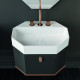 VITAGE milldue edition Dandy Боковая стенка 150х470х360 мм. для тумбы правая цвет глянцевый Grafite 7685.133.Dx