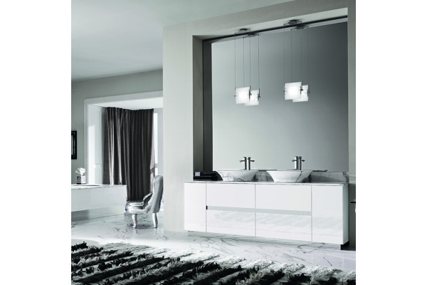 VITAGE milldue edition Four Seasons Тумба 360х555х688 мм. правая 1 дверь 1 полка цвет глянцевый Bianco 3517.141.DX