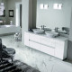 VITAGE milldue edition Four Seasons Тумба 360х555х688 мм. правая 1 дверь 1 полка цвет глянцевый Bianco 3517.141.DX