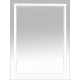 Зеркало Misty Неон 2 LED 60x80, сенсор на корпусе, прямоугольное, с подсветкой