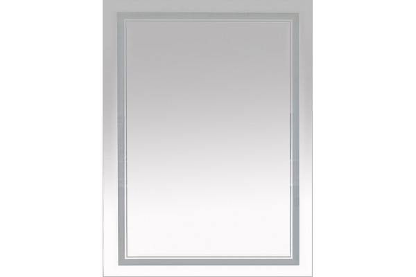 Зеркало Misty Неон 2 LED 60x80, сенсор на корпусе, прямоугольное, с подсветкой