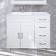 Тумба для комплекта Misty Купер 90 L напольная, матовая, с доводчиками