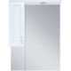 Зеркало Misty Дива 65 L c подсветкой, белое, с доводчиками, ручки хром