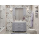 Тумба для комплекта Misty Терра 110 серая матовая, с доводчиками