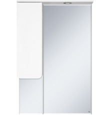 Зеркало Misty Чегет 65 L с доводчиками, фурнитура белая