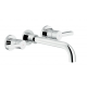 Смеситель для раковины Nobili Lira LR116298/1T1CR белый, 3 отверстия