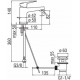 Смеситель для раковины Nobili Blues BS101118/1CR