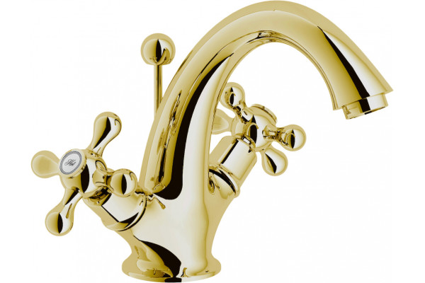 Смеситель для раковины Nobili Grazia GRC5118/6GDP Royal gold