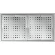 Двойной верхний душ Nobili AD139/37CCR Chrome 42x22 см, хром