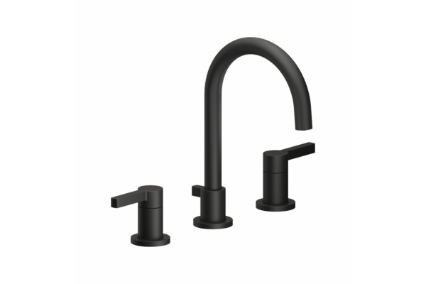 Смеситель для раковины Nobili Lira LR116211/1T1BM черный, 3 отверстия