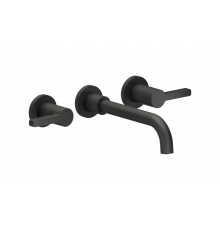 Смеситель для раковины Nobili Lira LR116298/1T1BM черный, 3 отверстия
