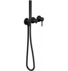 Душевой набор со смесителем для ванны Nobili Live WESK100/1TBM Velvet black черный матовый