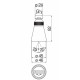 Верхний душ Nobili AD139CR Chrome 4.5 см, хром