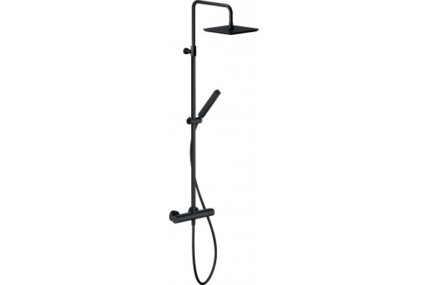Душевая стойка Nobili Seven SE124030/50BM с термостатом, Velvet black