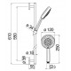 Душевой гарнитур Nobili AD140/54WM Polar white