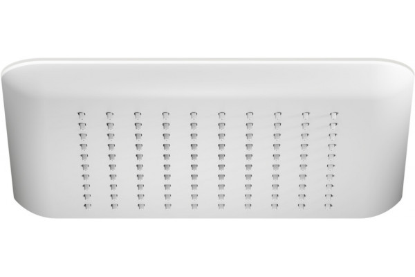 Верхний душ Nobili AD139/122WM Polar white 24 см, матовый белый