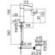 Смеситель для биде NOBILI Ray RY00119/1CR