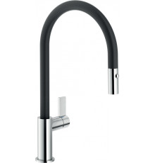 Смеситель для кухни Nobili Flag FL96137NC с душем, Chrome and Velvet black