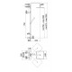 Душевая стойка Nobili Seven SE124030/50CR с термостатом, Chrome
