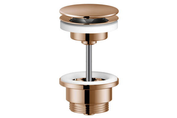 AV00110/11RCP сливное устройство (push-open), красное золото