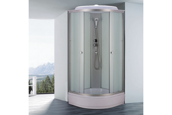 Душевая кабина Niagara Eco NG-3304-14 четверть круга, поддон средний, стекло матовое
