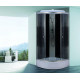 Душевая кабина Niagara Eco NG- 3504-14 BLACK четверть круга, поддон средний