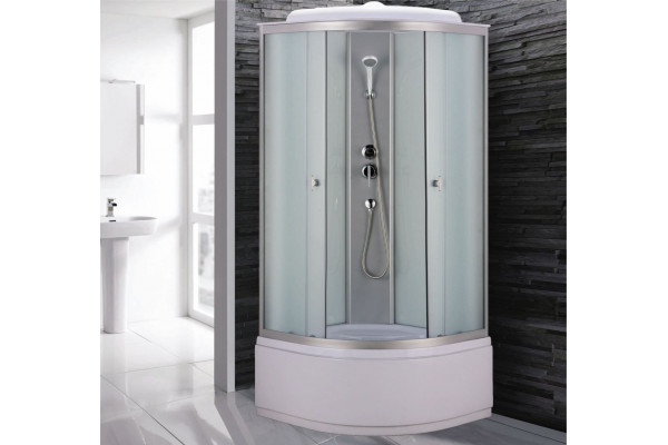Душевая кабина Niagara Eco NG-7309-14 четверть круга, поддон глубокий, стекло матовое