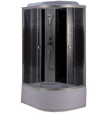 Душевая кабина Niagara Eco NG-7510-14L прямоугольная-асимметричная, поддон глубокий, стекло с узором