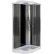 Душевая кабина Niagara Eco NG-4512-08R прямоугольная-асимметричная, поддон средний, стекло с узором