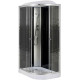 Душевая кабина Niagara Eco NG-4512-08L прямоугольная-асимметричная, поддон средний, стекло с узором