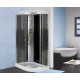 Душевая кабина Niagara Eco NG-4512-08L прямоугольная-асимметричная, поддон средний, стекло с узором