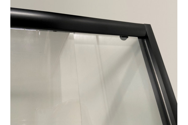 Душевой уголок Niagara Eco NG-009-14Q black мозаика, с поддоном, квадратный, двери раздвижные