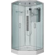 Душевая кабина Niagara Premium NG-6002-01GD 100х100х220 поддон низкий, стекло прозрачное