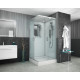 Душевая кабина Niagara Premium NG-6002-01GQ 100х100х210 квадратная, поддон низкий