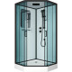 Душевая кабина Niagara Premium NG-6901-01D BLACK 90х90х220 черная поддон низкий, стекло тонированное