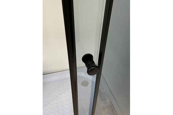 Душевой уголок Niagara Eco NG-009-14QT тонированное, с поддоном, квадратный, двери раздвижные