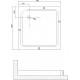 Поддон для душа Niagara Nova NG-100-100Q 100x100 см, квадратный, низкий